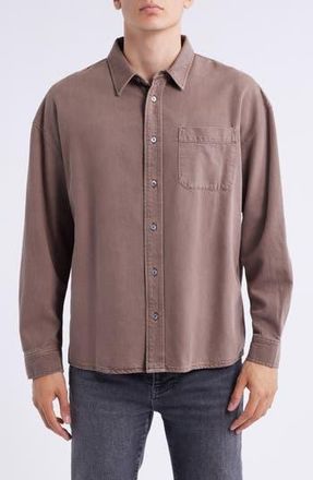 Frame Denim Modern Button-Up Shirt in Mauve at Nordstrom Rack, Size Large