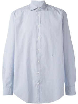 Massimo Alba Genova checked shirt - Bianco