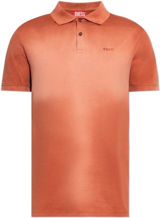 Diesel Tops, Heren, Oranje, M, Katoen, Polo T-Rejust-R3