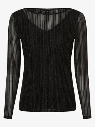 Comma Damen Langarmshirt schwarz