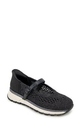 Kenneth Cole Reaction Kuerq Mary Jane Sneaker in Black Knit at Nordstrom Rack, Size 9.5