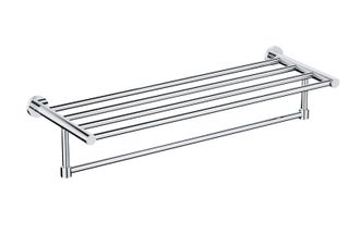 Omnires Omnires Modern Project - Estante Con Toallero, Longitud 60 Cm, Cromado Mp60920cr