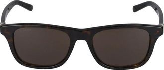 Gucci Bruin Havana Zonnebril Stijlvol Model - Heren - Zonnebrillen - Bruin - 53 MM - Accessoires