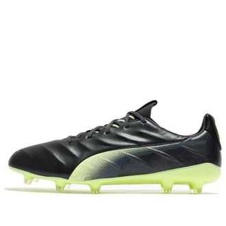 Puma King Platinum 21 FG Black Green 106478-05