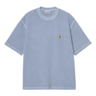Carhartt Work in Progress S/S Nelson Waffle T-Shirt Gentle Blue I036185-3HX-GD