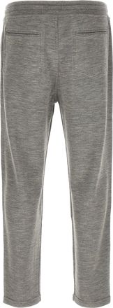 Brunello Cucinelli Cashmere and Silk M&eacute;lange Joggers - Grey