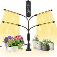 OEM L&aacute;mpara De Cultivo Hort&iacute;cola Crezuo De 80 W, 4 Cabezales Programables, 80 Led, 9 Niveles De Brillo