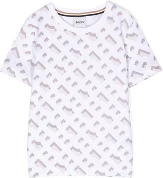 BOSS Kidswear logo-print cotton T-shirt - kids - Cotton - 6 - White