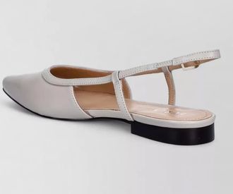 Furla ballerina slingback flat shoe pointed toe
