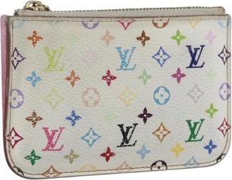 Louis Vuitton Pre-owned Accessories, female, White, Size: ONE SIZE Pre-owned Vintage Canvas Wallet