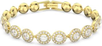 Swarovski Stijlvol Gouden Angelic Armband - Dames - Armbanden - Geel - ONE Size - Accessoires