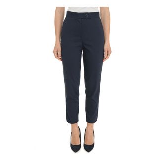 Harmont & Blaine Dames, Broeken, Blauw, Maat: XS Gabardine