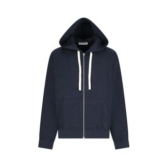 Jil Sander Felpa con zip e cappuccio - PNT - - Sweatshirts & Hoodies - Uomo - Blu - M