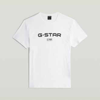 G-Star Chest Logo T-Shirt - Wit - Heren