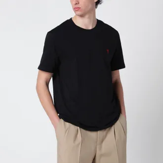 Ami T-shirt Ami De Coeur nera