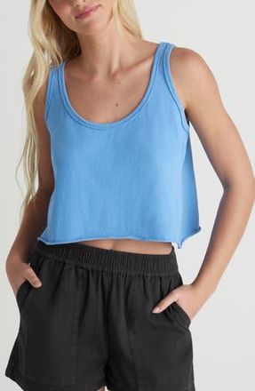 Hurley California Crop Cotton Jersey Tank in Provence at Nordstrom Rack, Size X-Large