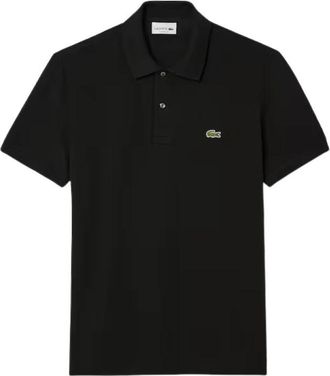 Lacoste L.12.12 Light Piqu&eacute; Polo - Heren - Polos - Zwart - S - Katoen - Tops