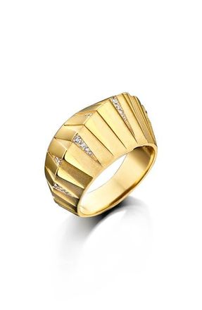 DRIES CRIEL Thebes Pyramid Ring in Yellow Gold at Nordstrom, Size 7