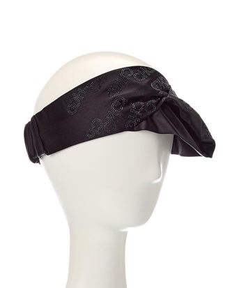 Jimmy Choo London Logo Silk Hair Band