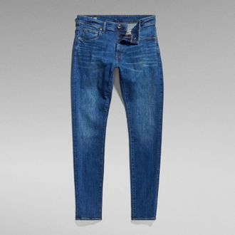 G-Star 3301 Skinny Jeans - Midden blauw - Heren