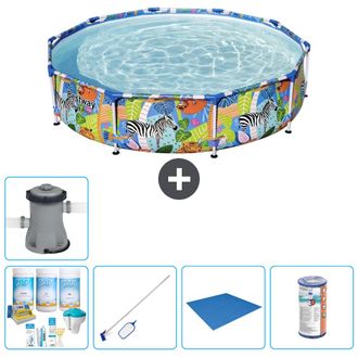 Bestway Piscina Bestway Steel Pro Redonda - Selva - 305x66 Cm - 7-piezas S22120