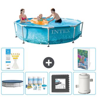 Intex Piscina Con Estructura Redonda - 305x76 Cm - 7-piezas S64