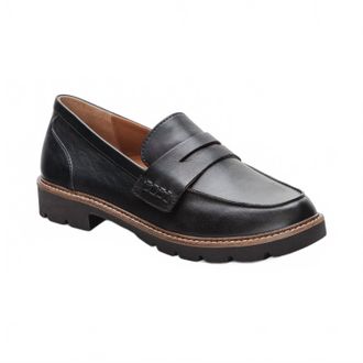 Aetrex Womens Collette Arch Support Loafer In Black