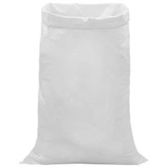 vidaXL Sacos Tejidas 10 Uds. Blanco 100 X 150 Cm Pp Vidaxl