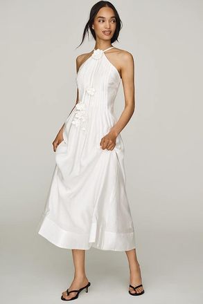English Factory Crochet Halter Dress