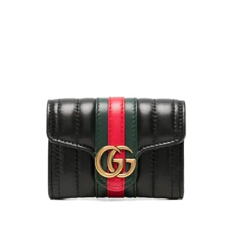 Gucci GG Marmont Web-stripe Wallet