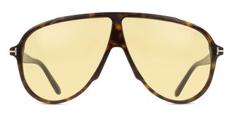 Tom Ford FT1211 VLADIMIR 52E Mens Sunglasses Tortoiseshell Size 65