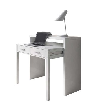 F.R.S. Escritorio Extensible Osaka Blanco Artik 87.5 Cm(alto)98.5 Cm(ancho)36-66 Cm(largo)
