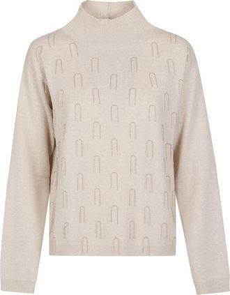 Fabiana Filippi Turtle Neck Sweater - Dames - Coltruien - Wit - M - Truien & Vesten