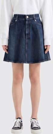 Brunello Cucinelli Gonna mini in denim di cotone