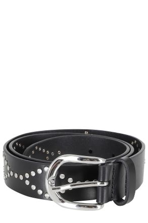 Isabel Marant Liliana Slim Studded Cowhide Belt