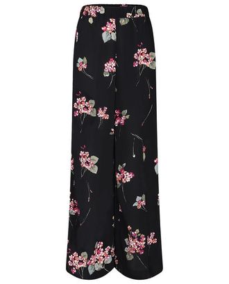 Twin-Set Gebl&uuml;mte Hose mit weitem Bein