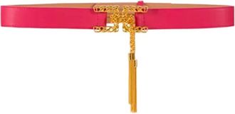 Elisabetta Franchi Cintura con fibbia - Rosa