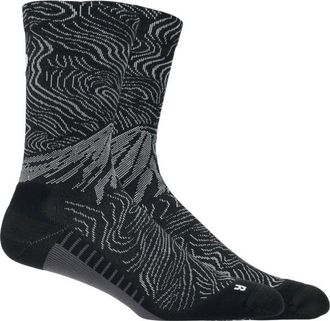 Asics Fujitrail Graphic Crew Sock Laufsocken - Unisex | schwarz/grau