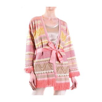 Twinset Dames, Truien, Roze, Maat: S Viscose
