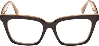 Max Mara Clip Brillen - Dames - Brillen - Bruin - 52 MM - Accessoires