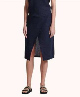 Sir. Brooke Wrap Skirt In Black