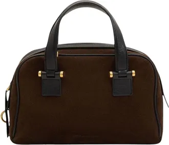 Ami Georges Small Bowling Bag - Bags - Mujer - Marr&oacute;n - ONE SIZE