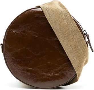 Uma Wang Borsa tonda a tracolla piccola - Marrone