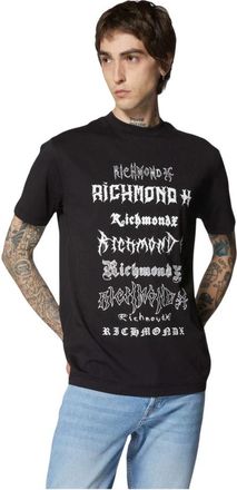 John Richmond T-Shirts - Heren - T-shirts - Zwart - XL - Tops