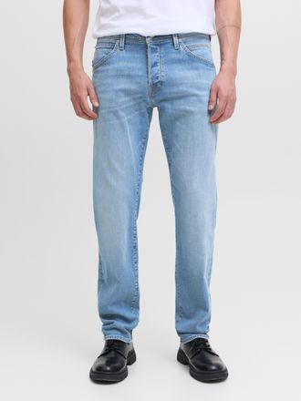 Jack & Jones Comfort-fit-Jeans JACK & JONES JJIMIKE JJFOX CB 08, Herren, Gr. 29, L&auml;nge 30, blau (blau denim), Denim/Jeans, Obermaterial: 98% Baumwolle, 2% Elasthan