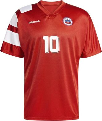 adidas Chile Heintrikot - Heren - T-shirts - Rood - L - Tops