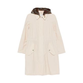 Burberry Nylon Parka - female - Burberry - Parkas - Beige - XS - Coats