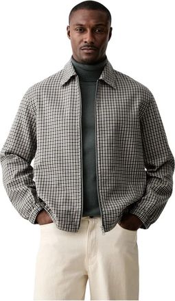 Marc O'Polo Harrington Shirt Jacket - Heren - Zomerjassen - Veelkleurig - M - Katoen - Jassen