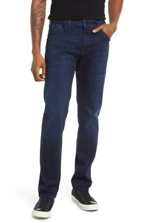 Mavi Marcus Slim Straight Leg Jeans in Dark Brushed Athletic at Nordstrom Rack, Size 34 X 32