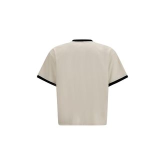 Versace Mens Beige Cotton T-Shirt